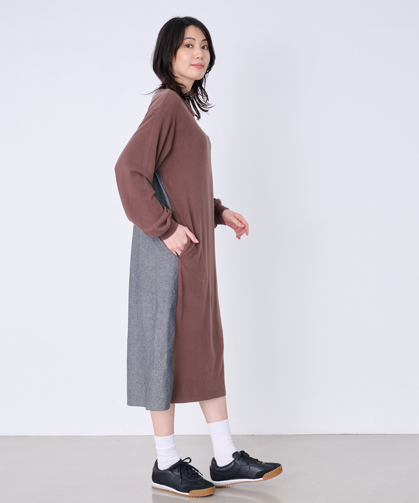 Arnold Palmer マシュマロ天竺 ドッキングワンピース